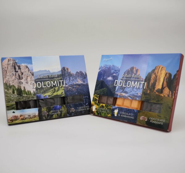 Tris cioccolato delle Dolomiti